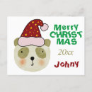 Search for panda bear christmas cards Green