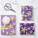 Search for flower pattern wrapping paper Yellow