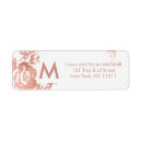 Search for gold foil wedding return address labels Pink