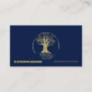 Search for life business cards Blue