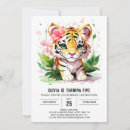 Search for big girl party invitations Watercolor