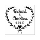 Search for heart shaped rubber stamps Leaves