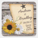 Search for save the date rustic stickers Western