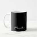 Search for handletter mugs Black and white