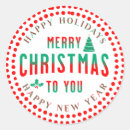 Search for country style stickers Merry christmas