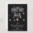 Search for divorce party invitations Black