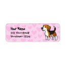 Search for cute beagle return address labels Cartoon