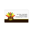 Search for turkey return address labels Animals