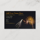Search for fireworks business cards Independence