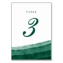 Search for emerald table cards Unique