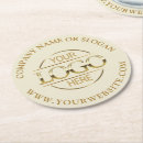 Search for company logo coasters Simple