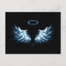 Search for angel wings postcards Black