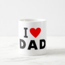 Search for i heart coffee mugs Dad