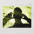Search for listening music postcards Illustration