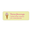 Search for happy summer return address labels Yellow
