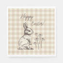 Search for easter napkins Gingham