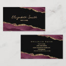 Search for black red gold business cards Watercolor
