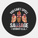 Search for funny sausage stickers Vintage