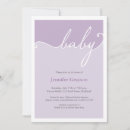 Search for lavender baby shower invitations Purple