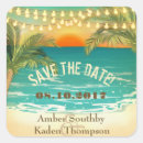 Search for beach save the date stickers Sand