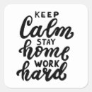 Search for work at home stickers Social distancing