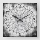 Search for spider web clocks Spooky