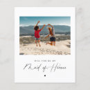 Search for fonts bridesmaid cards Minimal elegant bridesmaids request