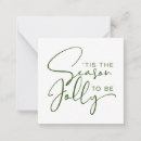 Search for tis season to be jolly cards Green