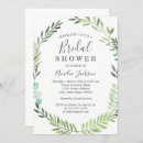 Search for leaves bridal shower invitations Wreath