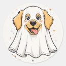Search for cute halloween dog stickers Golden retriever