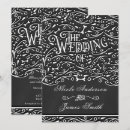 Search for chalk wedding invitations Typography