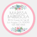 Search for floral illustration stickers Pink