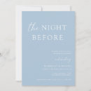 Search for welcome dinner invitations Blue