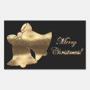 Search for gold bell stickers Merry christmas
