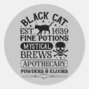 Search for spooky black cat stickers Spell