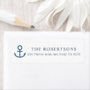 Search for nautical navy return address labels Minimalist