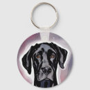 Search for great dane key rings Black