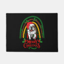Search for english bulldogs doormats For merry christmass