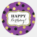 Search for purple happy birthday stickers Girl