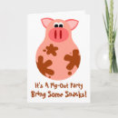 Search for pig out invitations Party