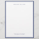 Search for blue letterhead Elegant