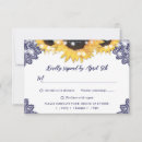 Search for sunflower wedding rsvp cards Elegant
