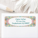 Search for kaleidoscope return address labels Pink