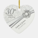 Search for 30th anniversary christmas tree decorations 30 years of marriage