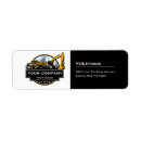 Search for equipment return address labels Construction