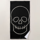 Search for goth beach towels Skeleton
