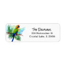 Search for parrot return address labels Birds