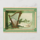 Search for harp of erin postcards Green
