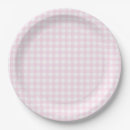 Search for pink gingham plates Strawberry