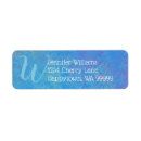 Search for turquoise marble return address labels Blue